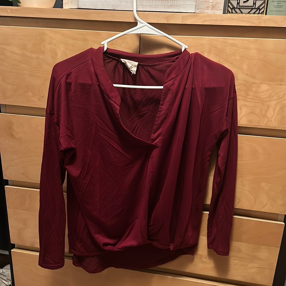 Francesca's Red Blouse  ($5 CLOSET SALE)